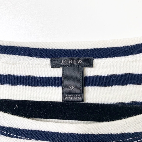 J.Crew Striped 3/4 Length Sleeve Tee Size Extra Small - Picture 4 of 5